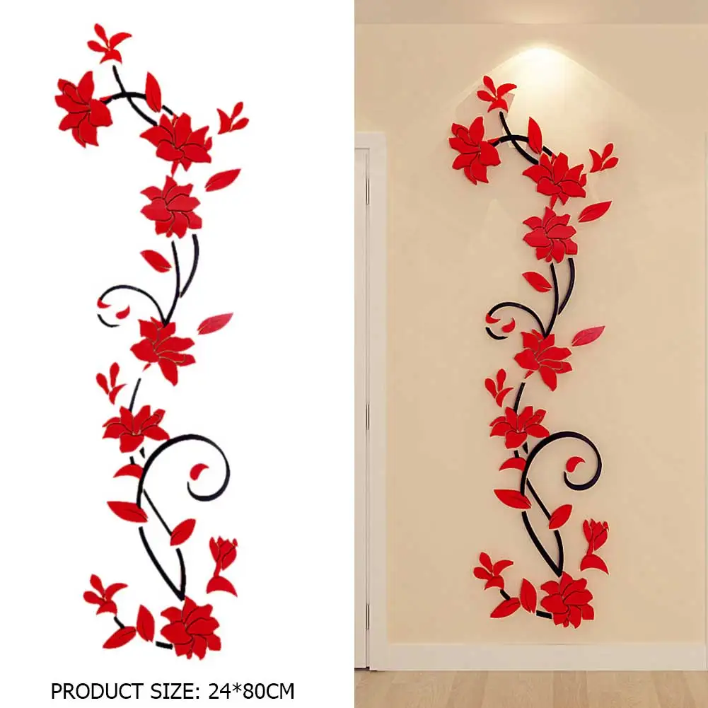 Self-Adhesive Flower Wall Sticker - Image 8