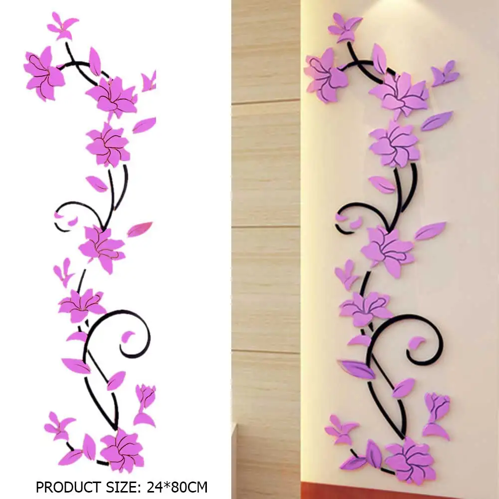 Self-Adhesive Flower Wall Sticker - Image 9