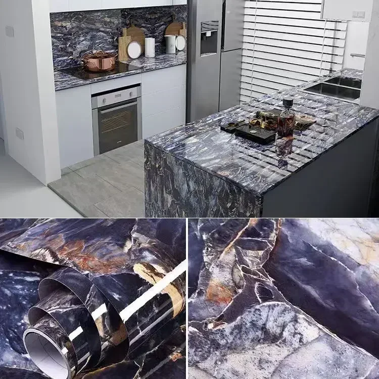Self Adhesive Marble Pattern Sticker - Image 3