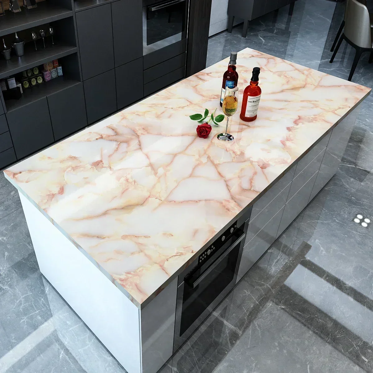 Self Adhesive Marble Pattern Sticker - Image 6