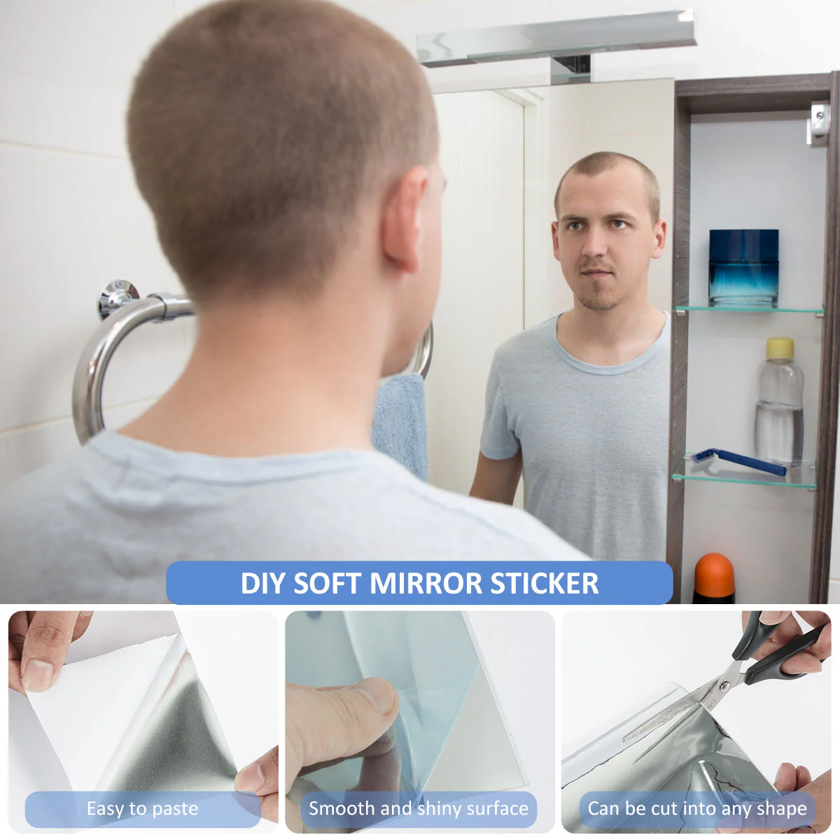Self Adhesive Wall Mirror - Image 13