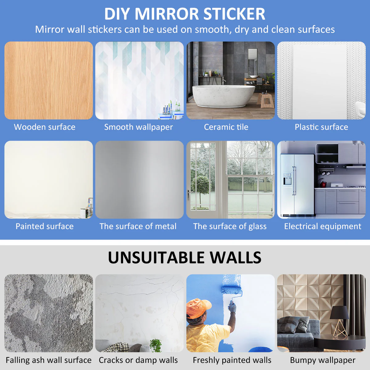 Self Adhesive Wall Mirror - Image 14