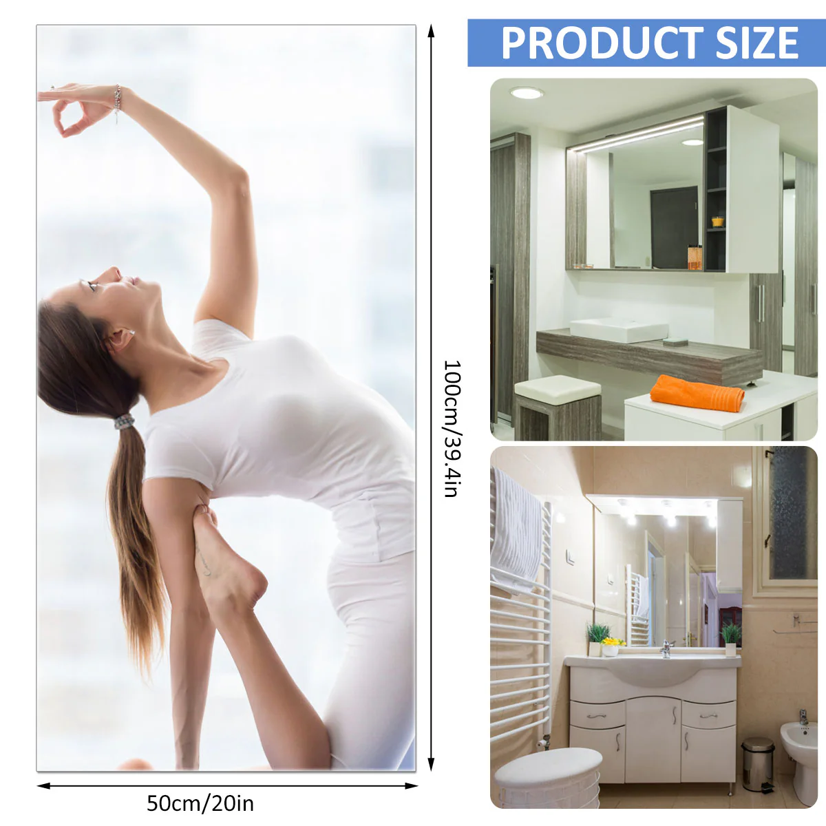 Self Adhesive Wall Mirror - Image 3