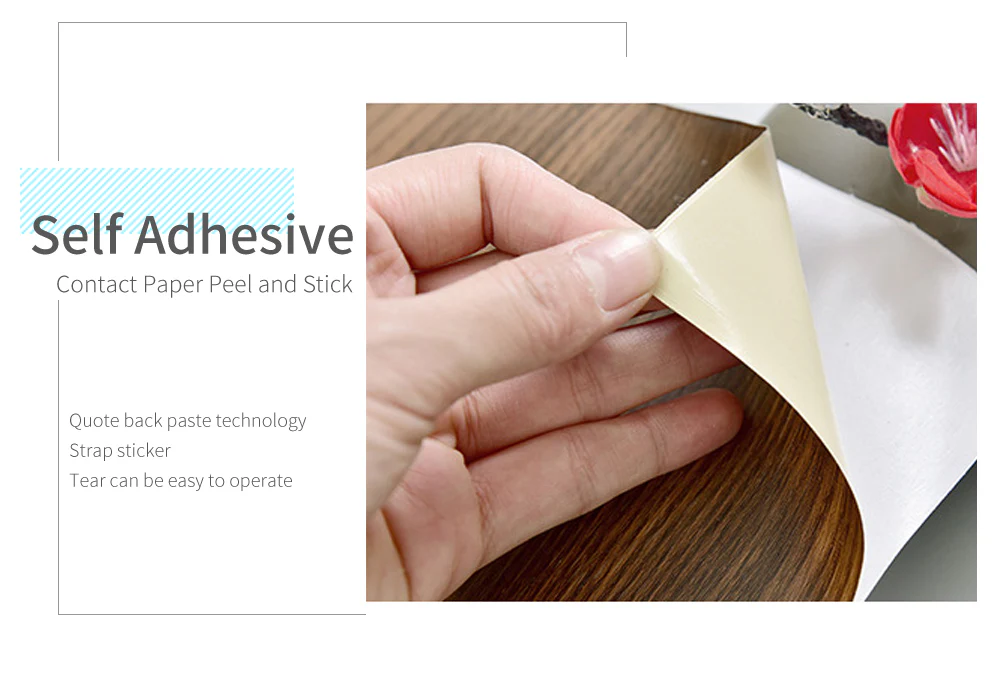 Self Adhesive Wood Wallpaper Sticker - Image 13