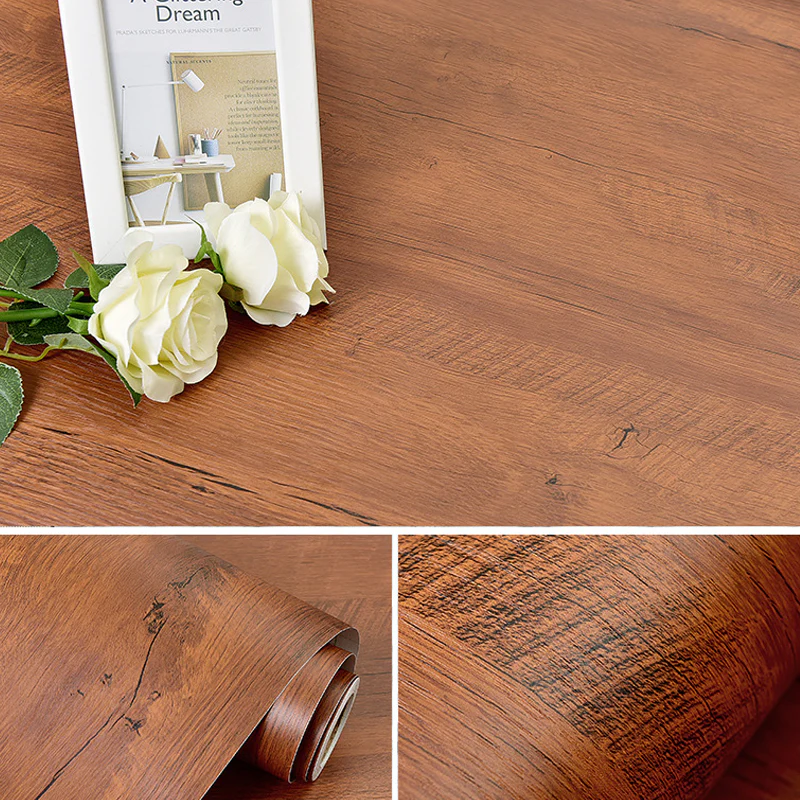 Self Adhesive Wood Wallpaper Sticker - Image 19