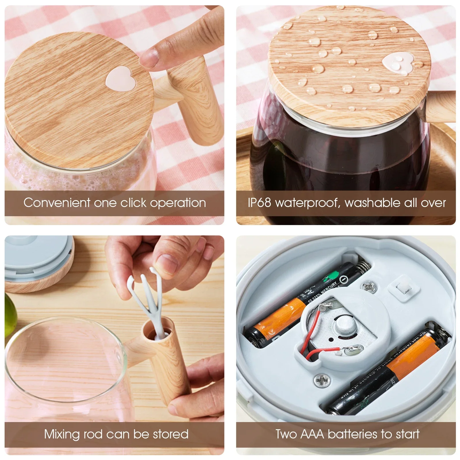 400ML Self Stirring Mug - Image 5