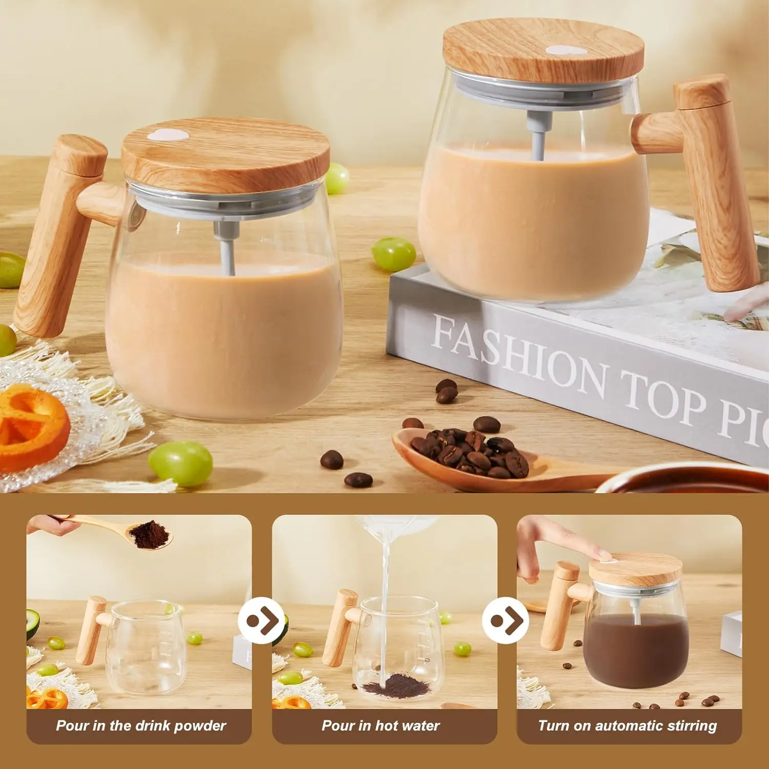 400ML Self Stirring Mug - Image 6