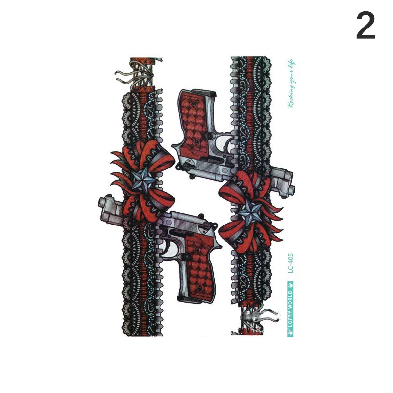 Sexy Lace Design Temporary Tattoo Stickers - Image 7