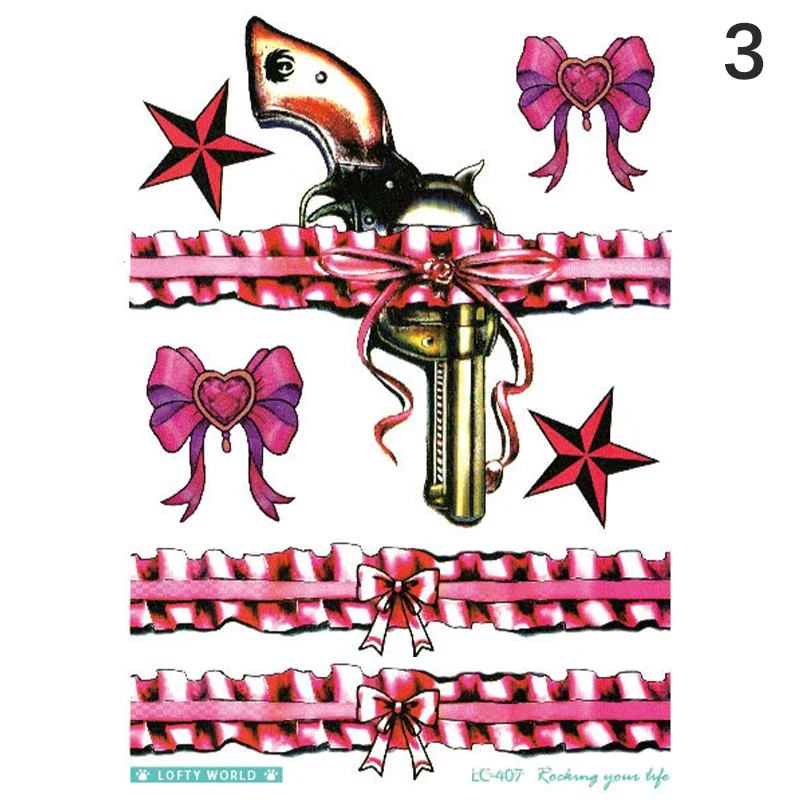 Sexy Lace Design Temporary Tattoo Stickers - Image 8