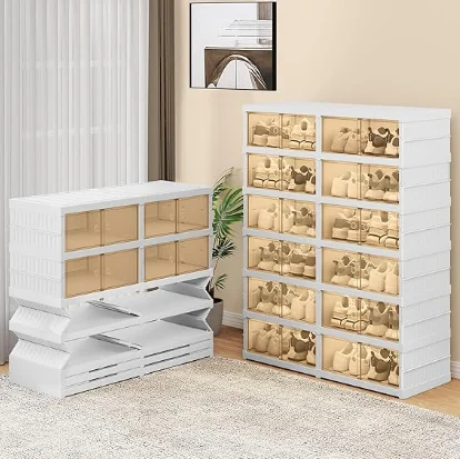 Shoe Cabinet with Magnetic Door - Image 10