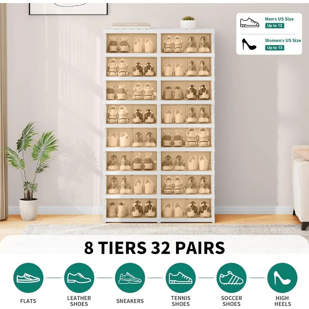 Shoe Cabinet with Magnetic Door - Image 3