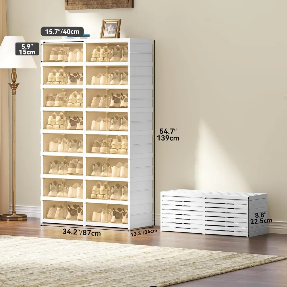 Shoe Cabinet with Magnetic Door - Image 5
