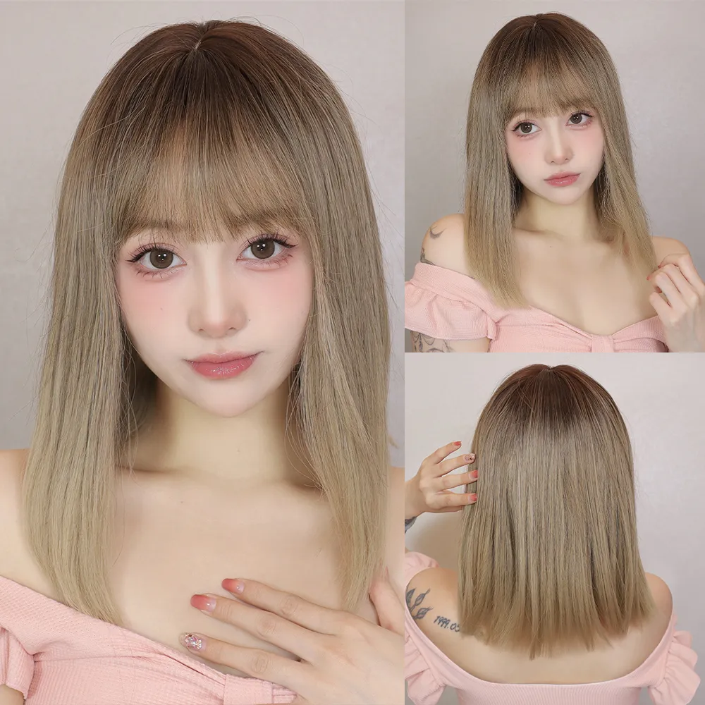 Short Bob Cut Hair Wig - Image 11