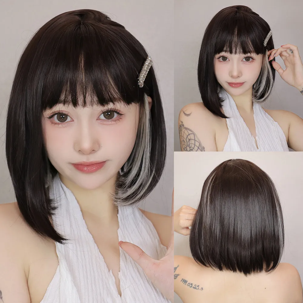Short Bob Cut Hair Wig - Image 12