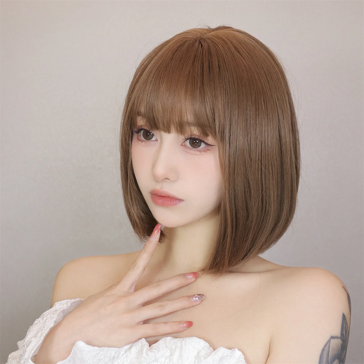 Short Bob Cut Hair Wig - Image 5