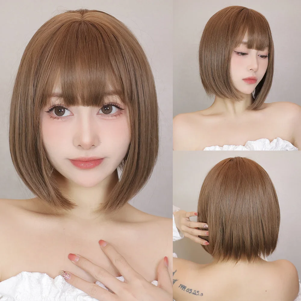 Short Bob Cut Hair Wig - Image 8
