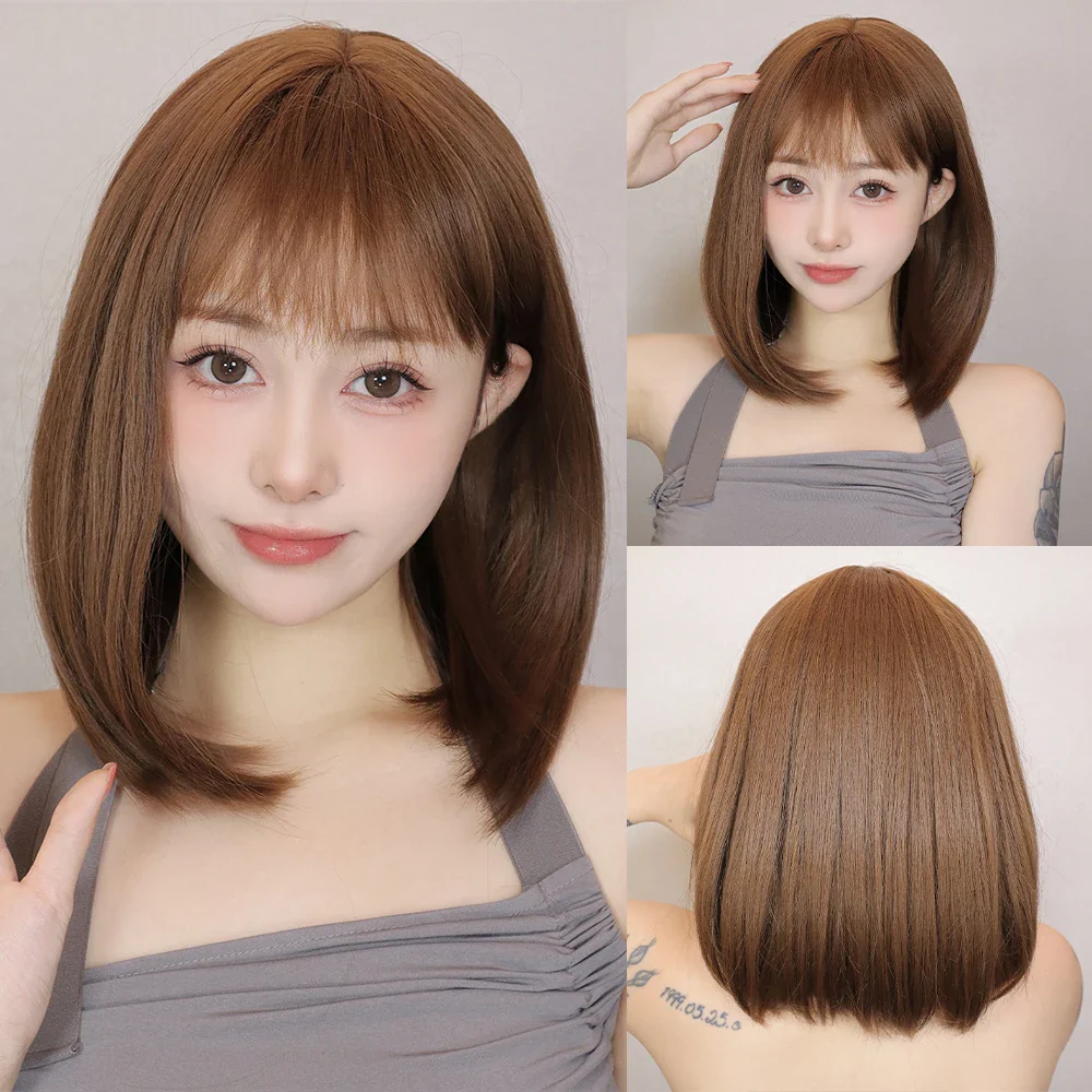 Short Bob Cut Hair Wig - Image 9
