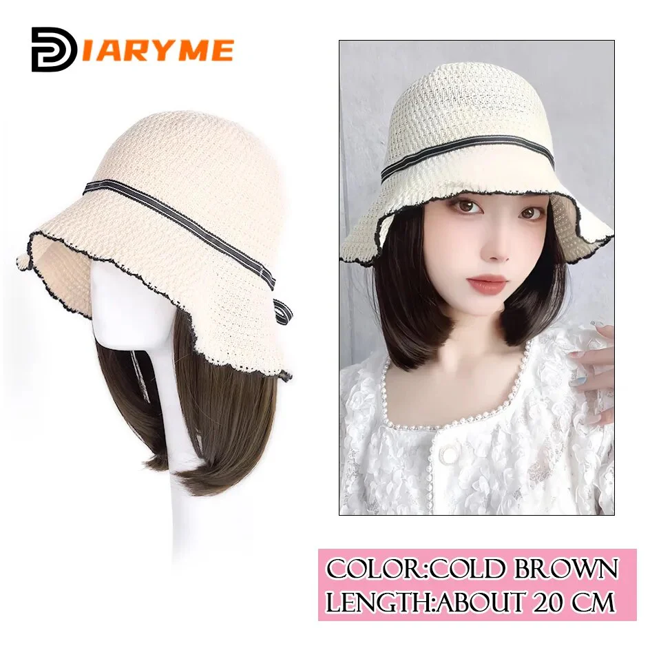 Short to Medium Hair Wig Hat - Image 10