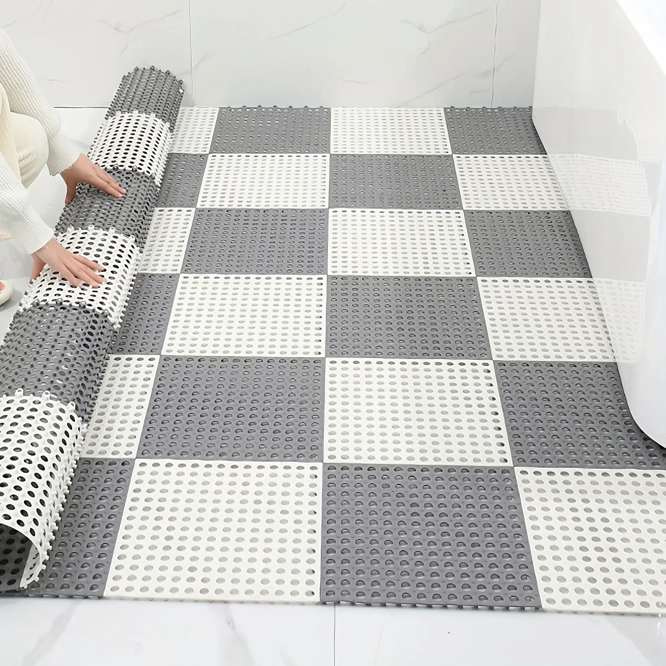 12/8/4PCS Shower Floor Mat - Image 2