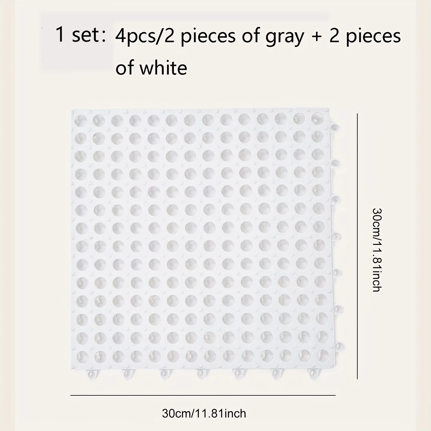 12/8/4PCS Shower Floor Mat - Image 4