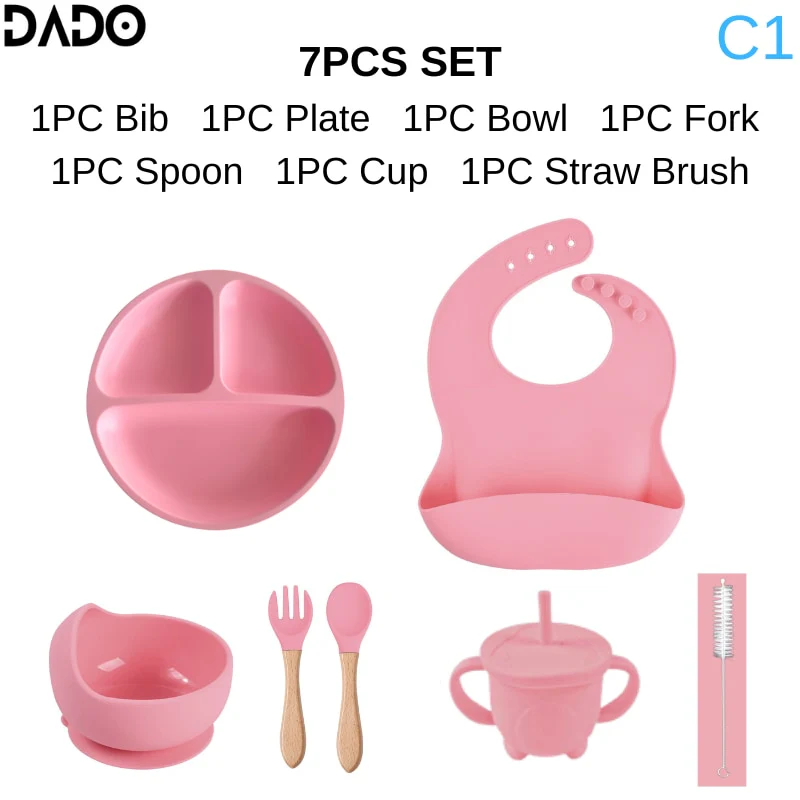 Silicone Baby Tableware Set - Image 17