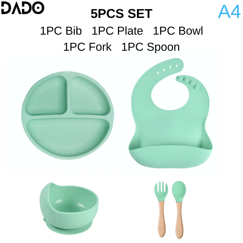 Silicone Baby Tableware Set - Image 25