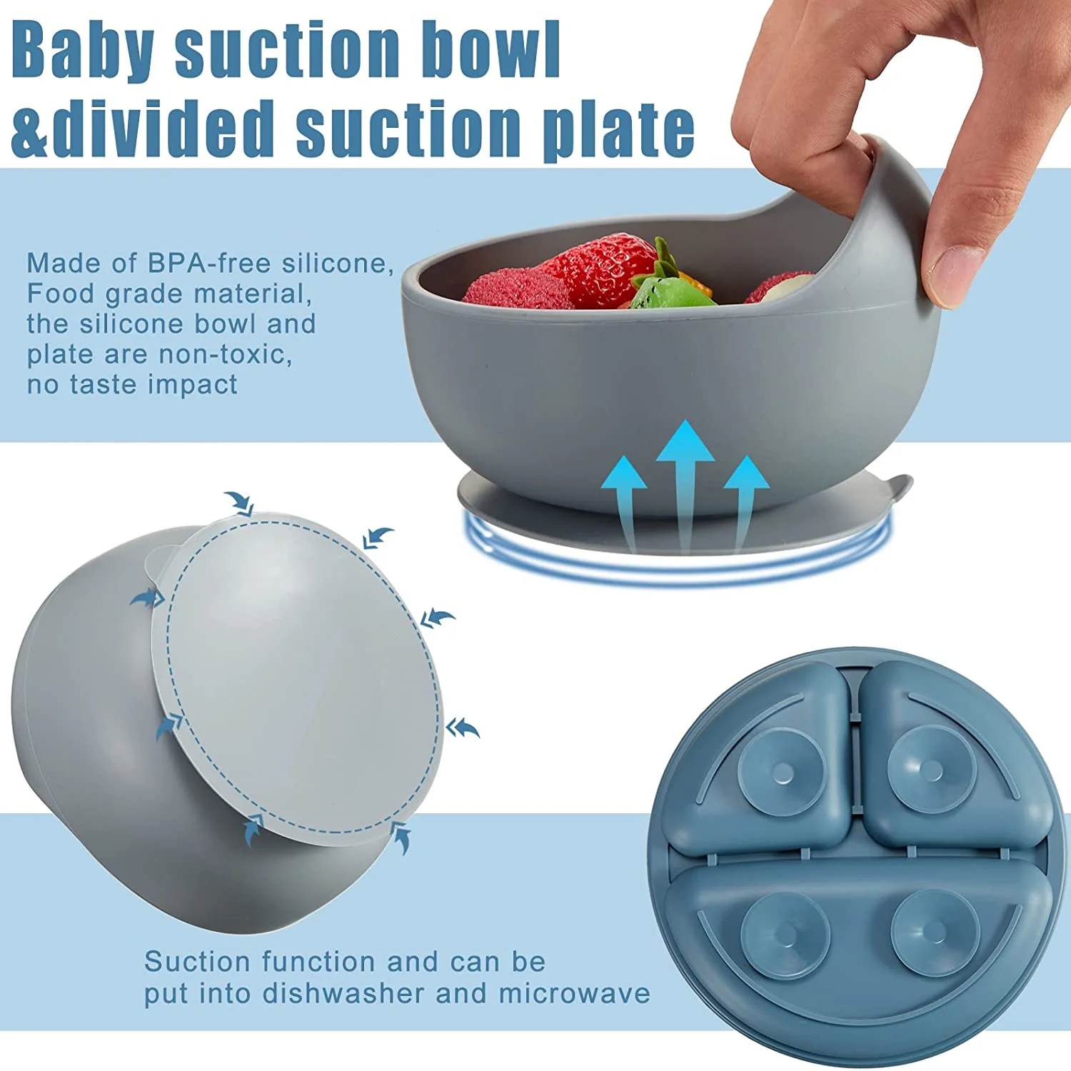 Silicone Baby Tableware Set - Image 32