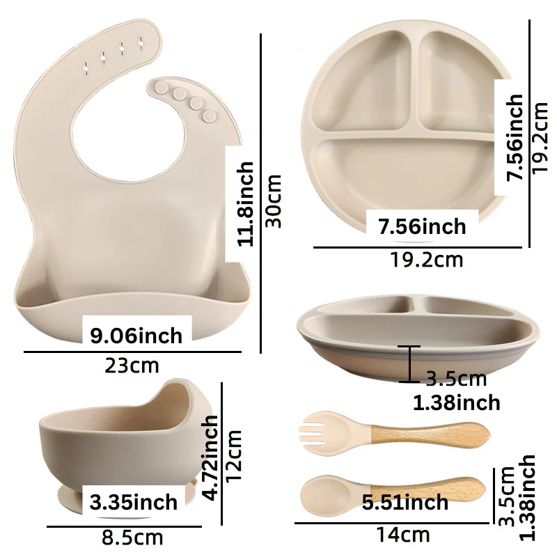 Silicone Baby Tableware Set - Image 46