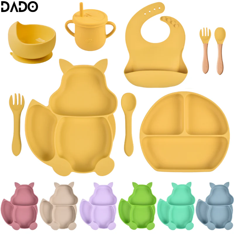 Silicone Baby Tableware Set - Image 47