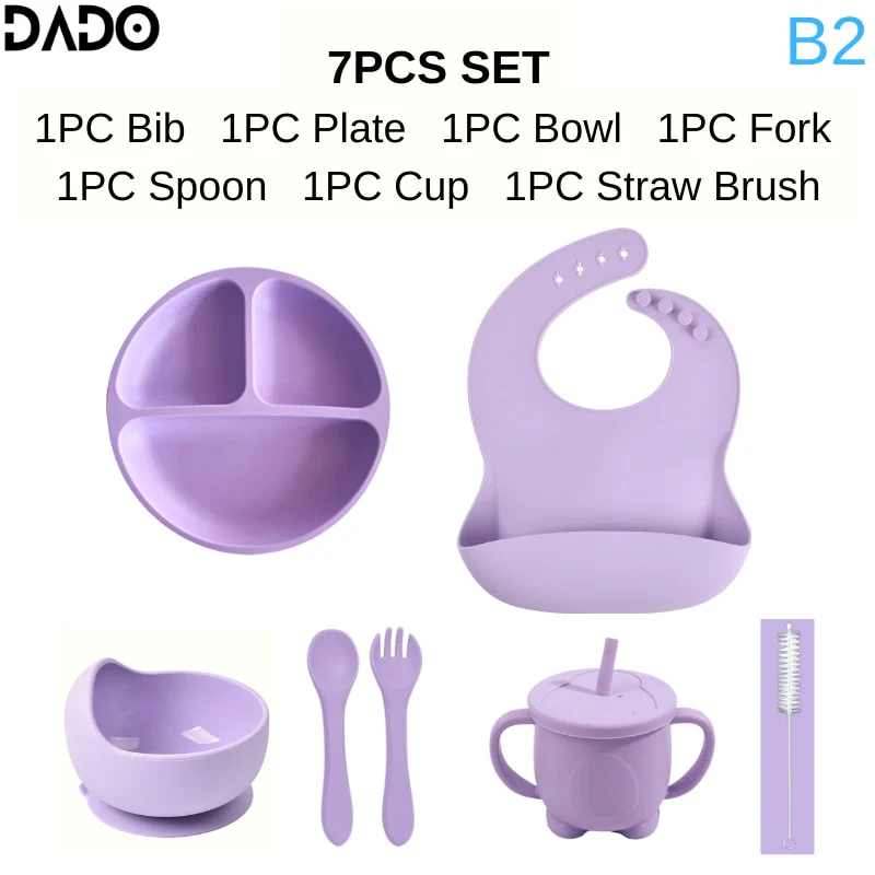 Silicone Baby Tableware Set - Image 7