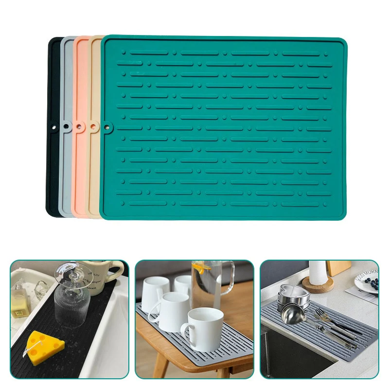 Silicone Draining Drying Mat - Image 2