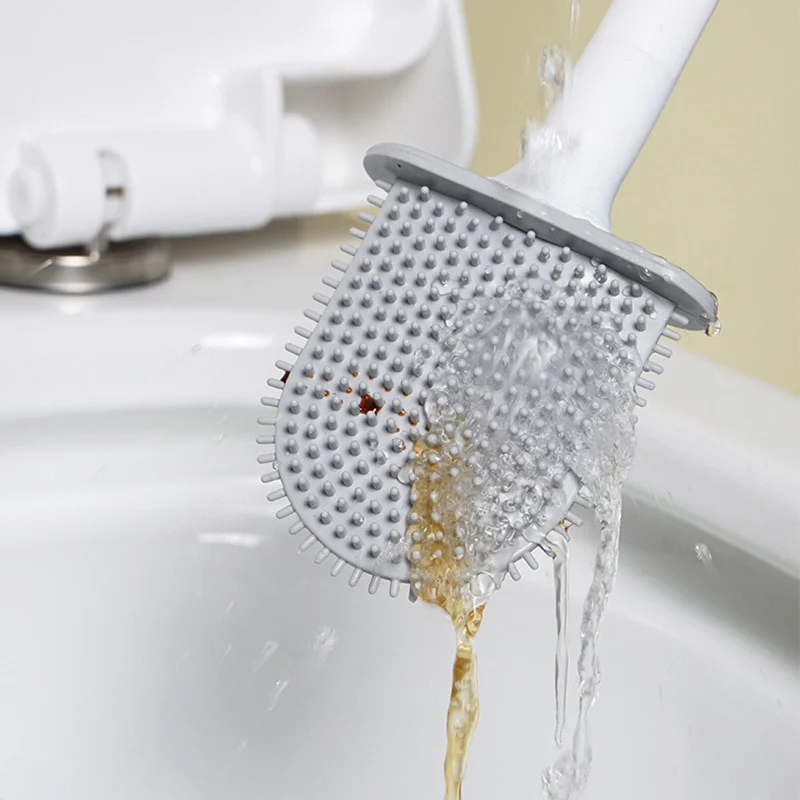 Silicone Flat Head Toilet Brush - Image 11