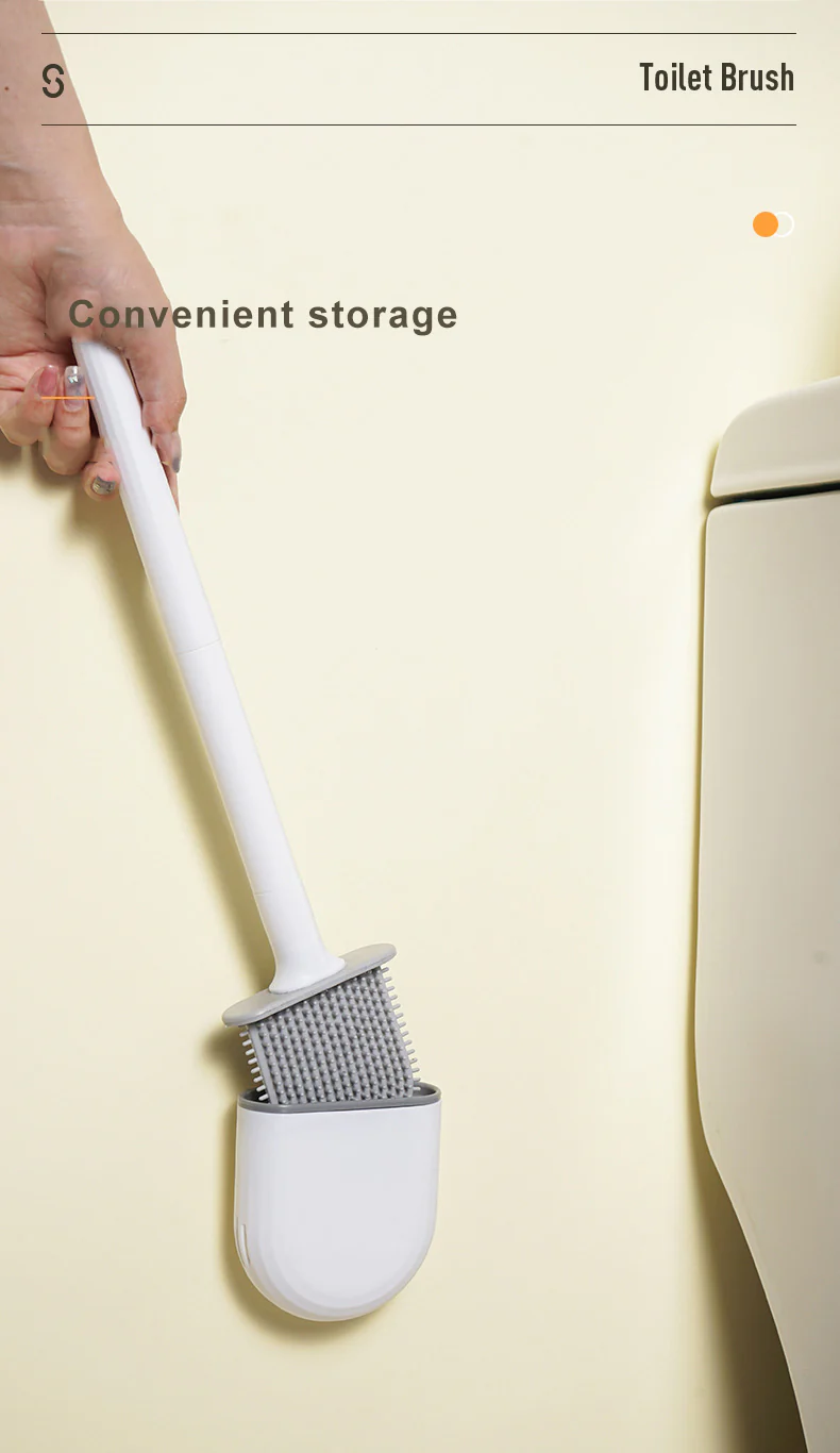 Silicone Flat Head Toilet Brush - Image 20