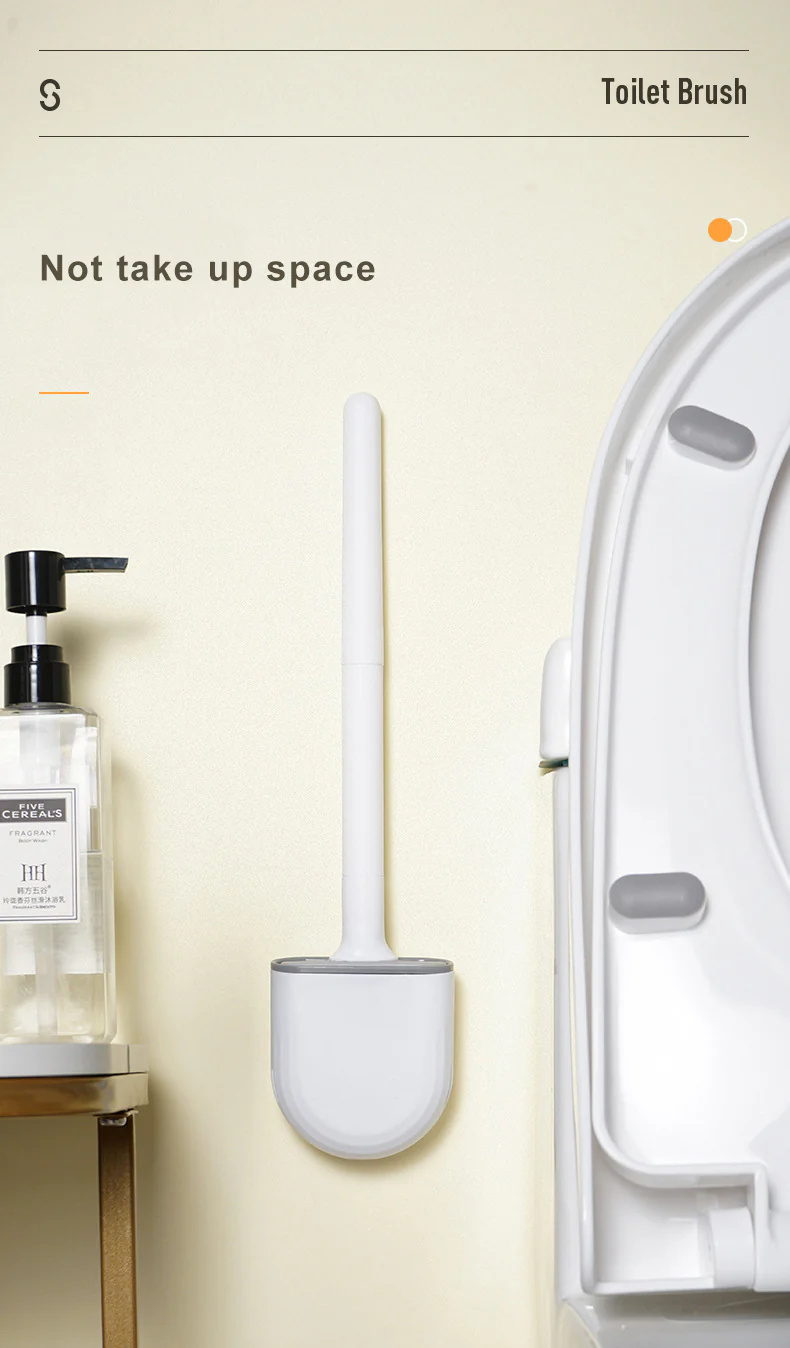 Silicone Flat Head Toilet Brush - Image 21