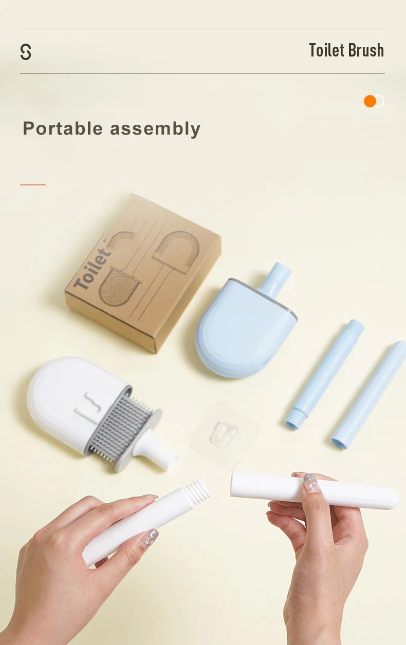 Silicone Flat Head Toilet Brush - Image 22