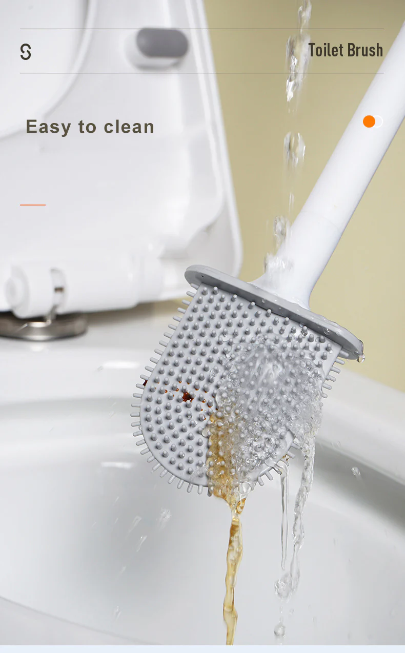 Silicone Flat Head Toilet Brush - Image 23