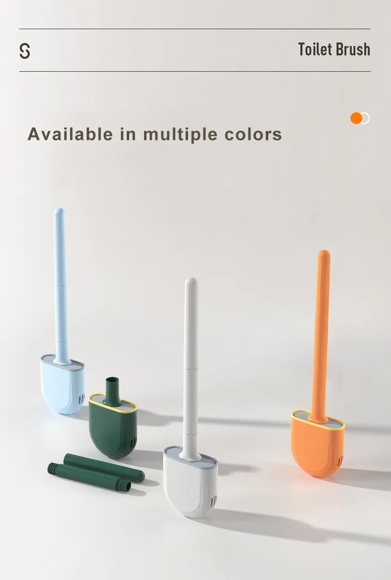 Silicone Flat Head Toilet Brush - Image 25