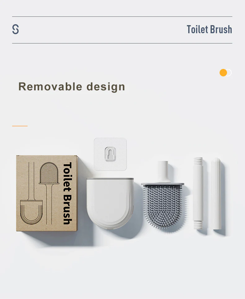 Silicone Flat Head Toilet Brush - Image 27