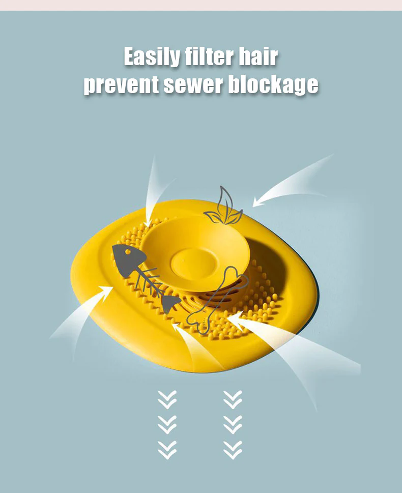 Silicone Hair Catcher Floor Drainer - Image 16