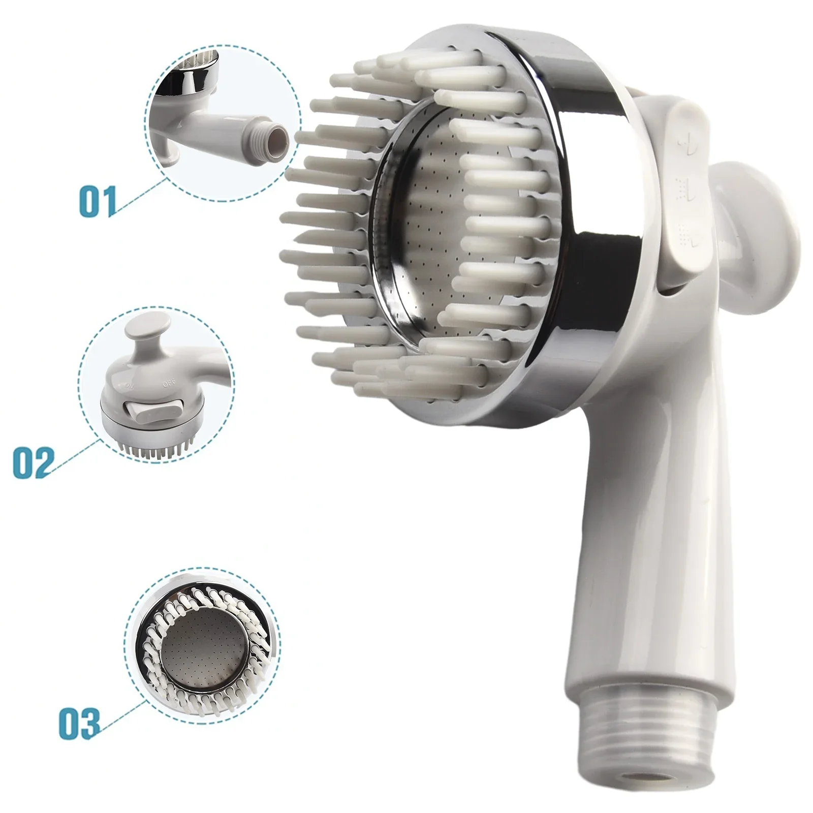 Silicone Massage Shower Head - Image 2