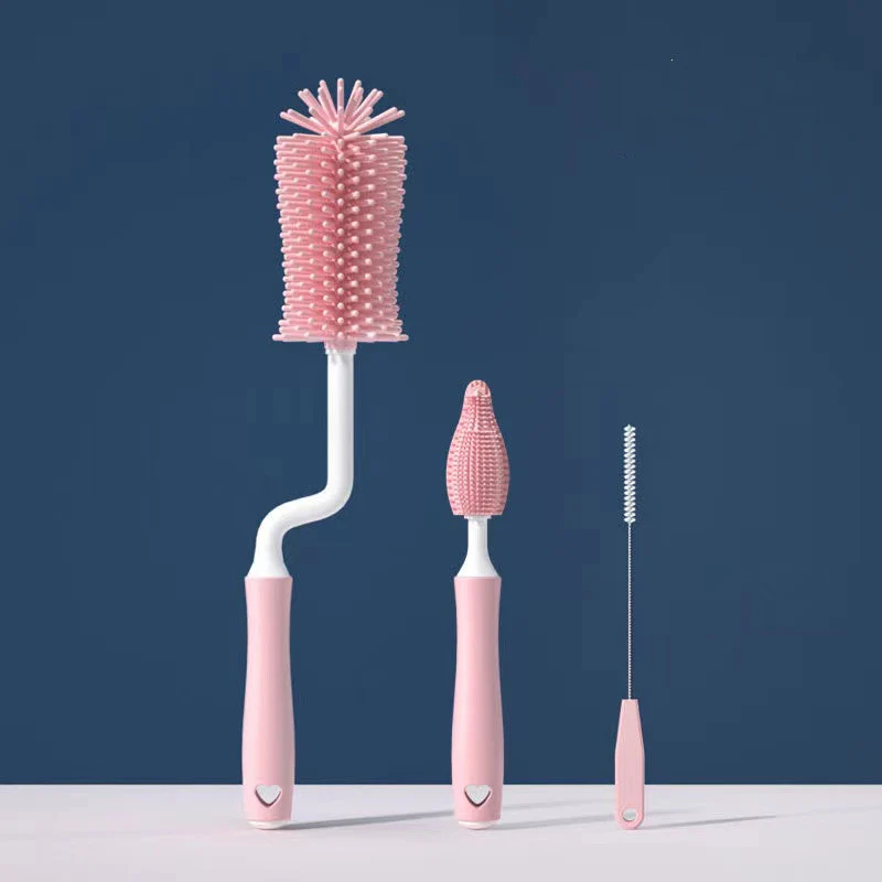 Silicone Milk Bottle Cleaning Brush Set - Image 12