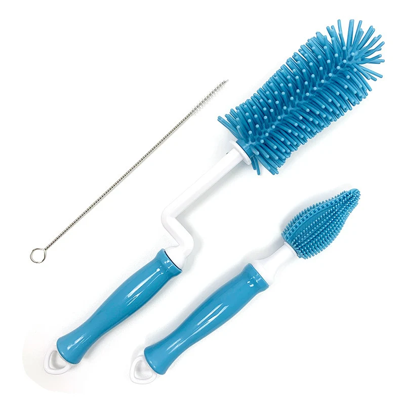 Silicone Milk Bottle Cleaning Brush Set - Image 4