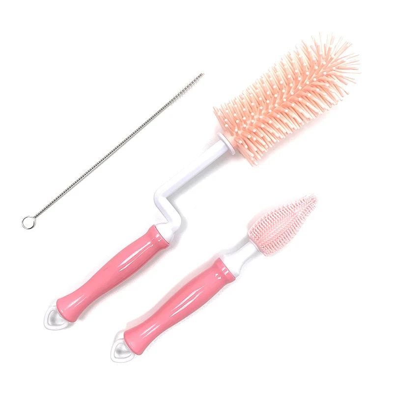 Silicone Milk Bottle Cleaning Brush Set - Image 5