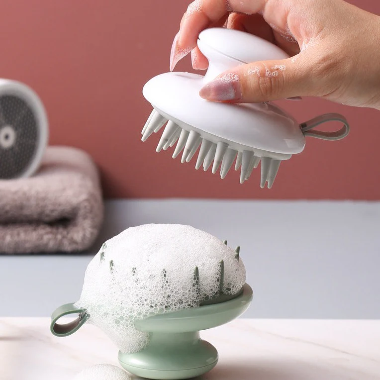 Silicone Shampoo Head Scalp Massage Brush - Image 14