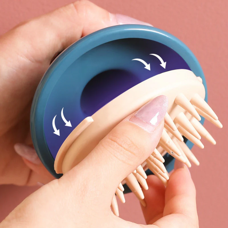 Silicone Shampoo Head Scalp Massage Brush - Image 16