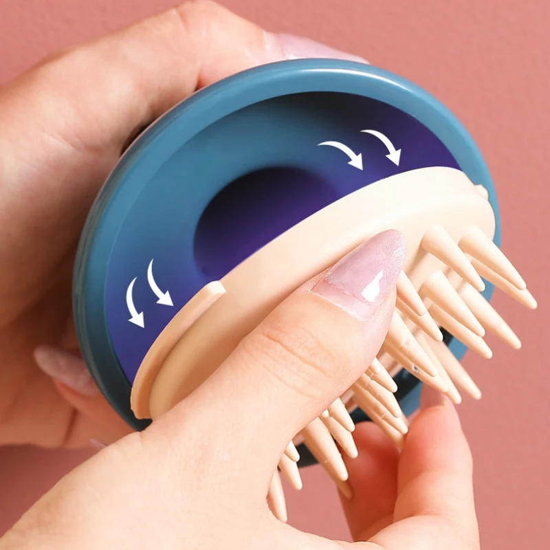 Silicone Shampoo Head Scalp Massage Brush - Image 9