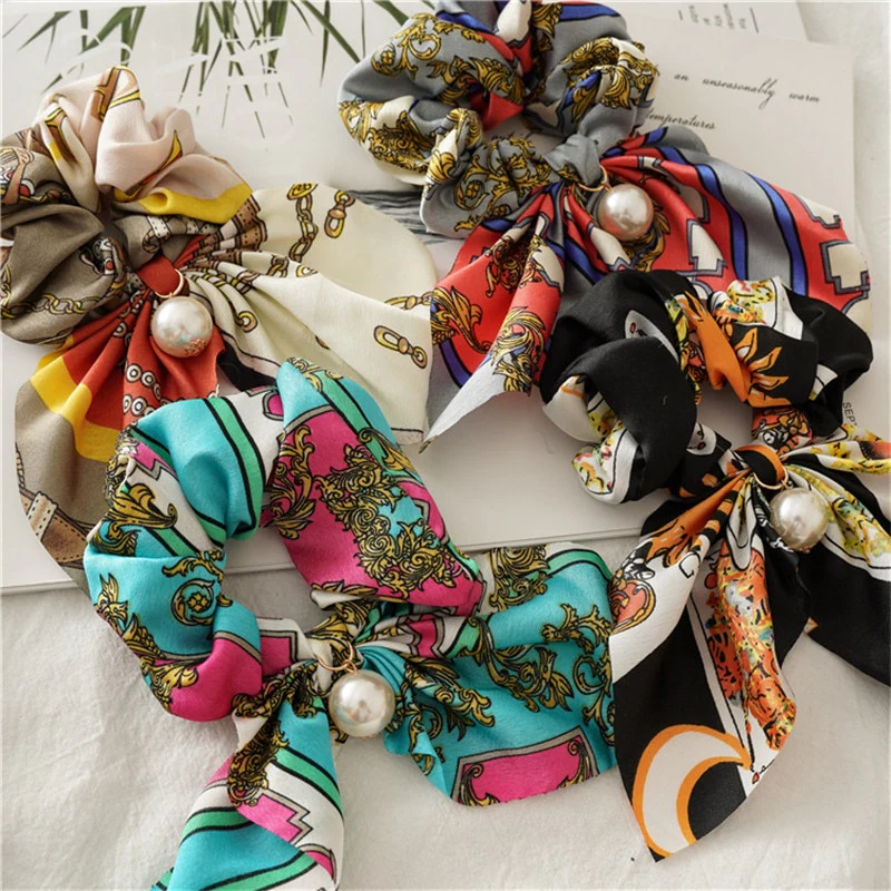 Silky Chiffon Scrunchies - Image 2