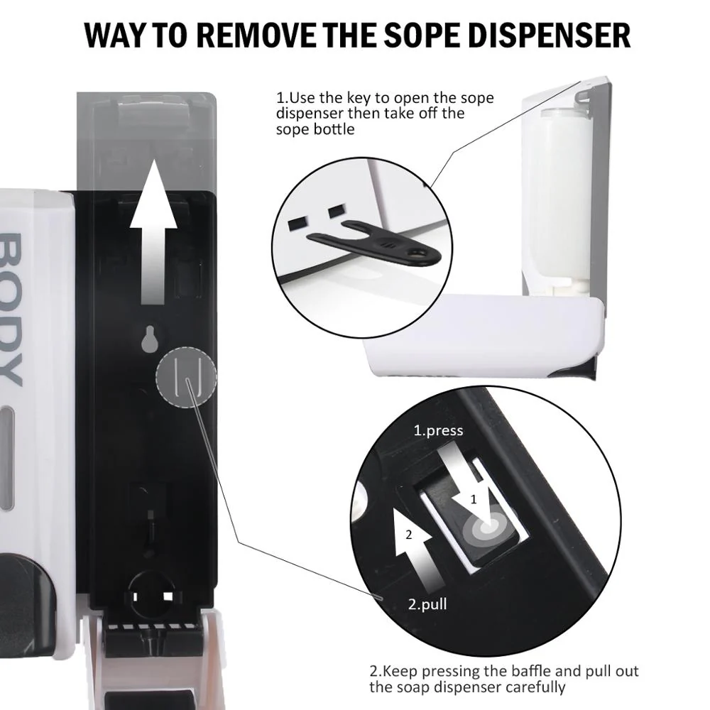 Single/Double/Triple Soap Dispenser - Image 14
