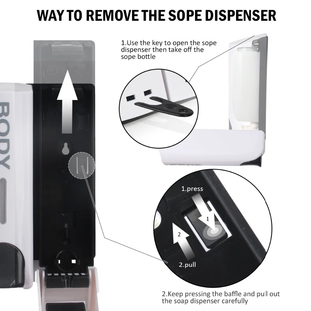 Single/Double/Triple Soap Dispenser - Image 23