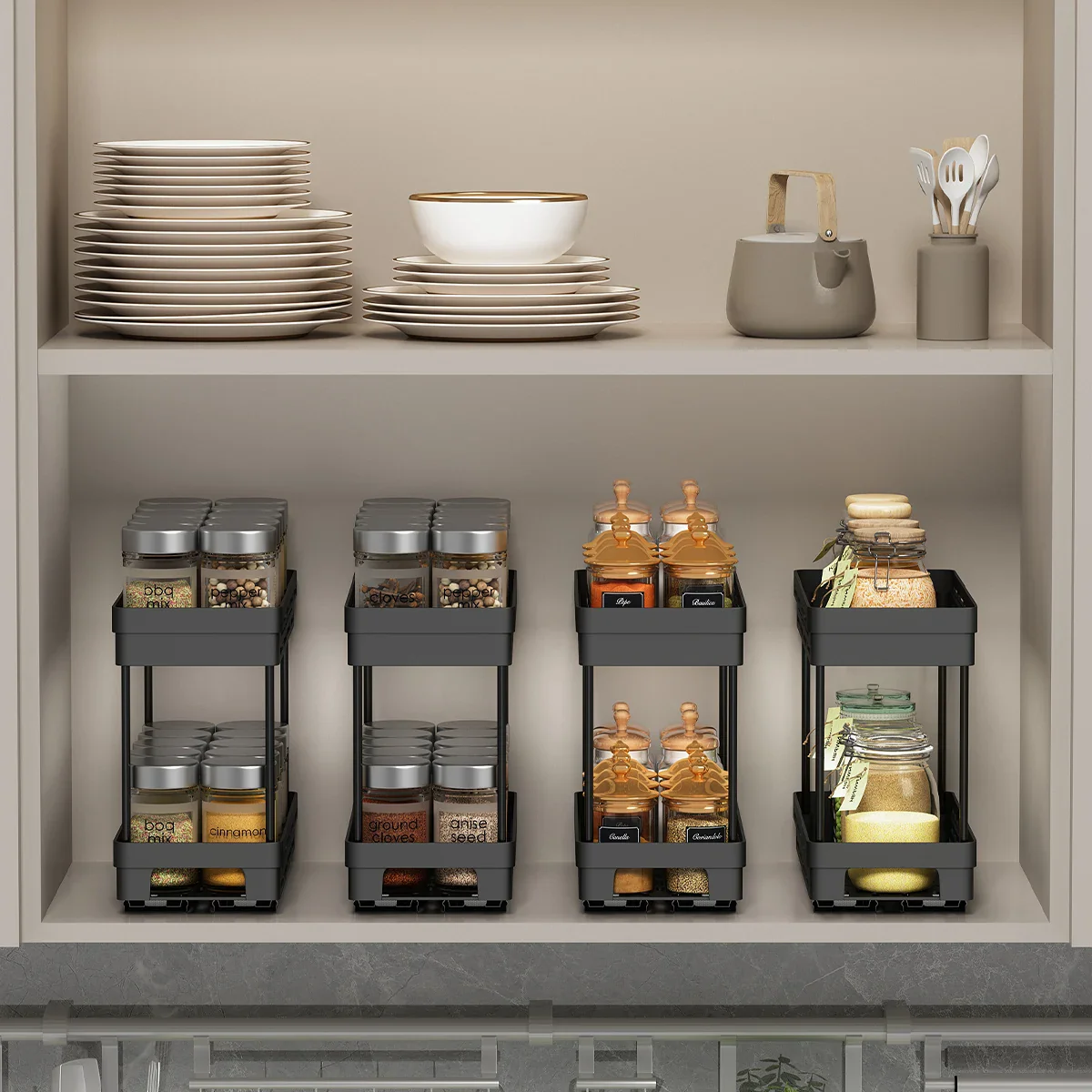 Sliding Spice Kitchen Rack - Image 2
